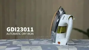 GEEPAS Automatic Dry Irons \\ 1000-1200w \\ GD-123011