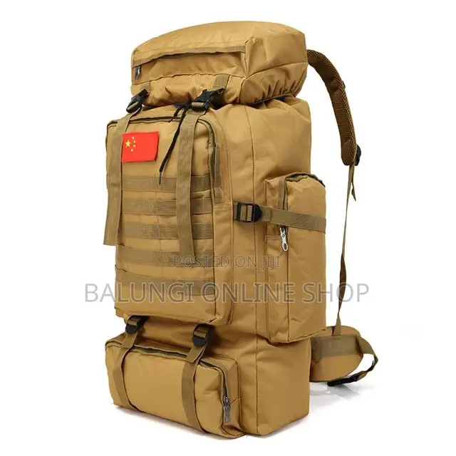 Back Pack (Khaki and Black)