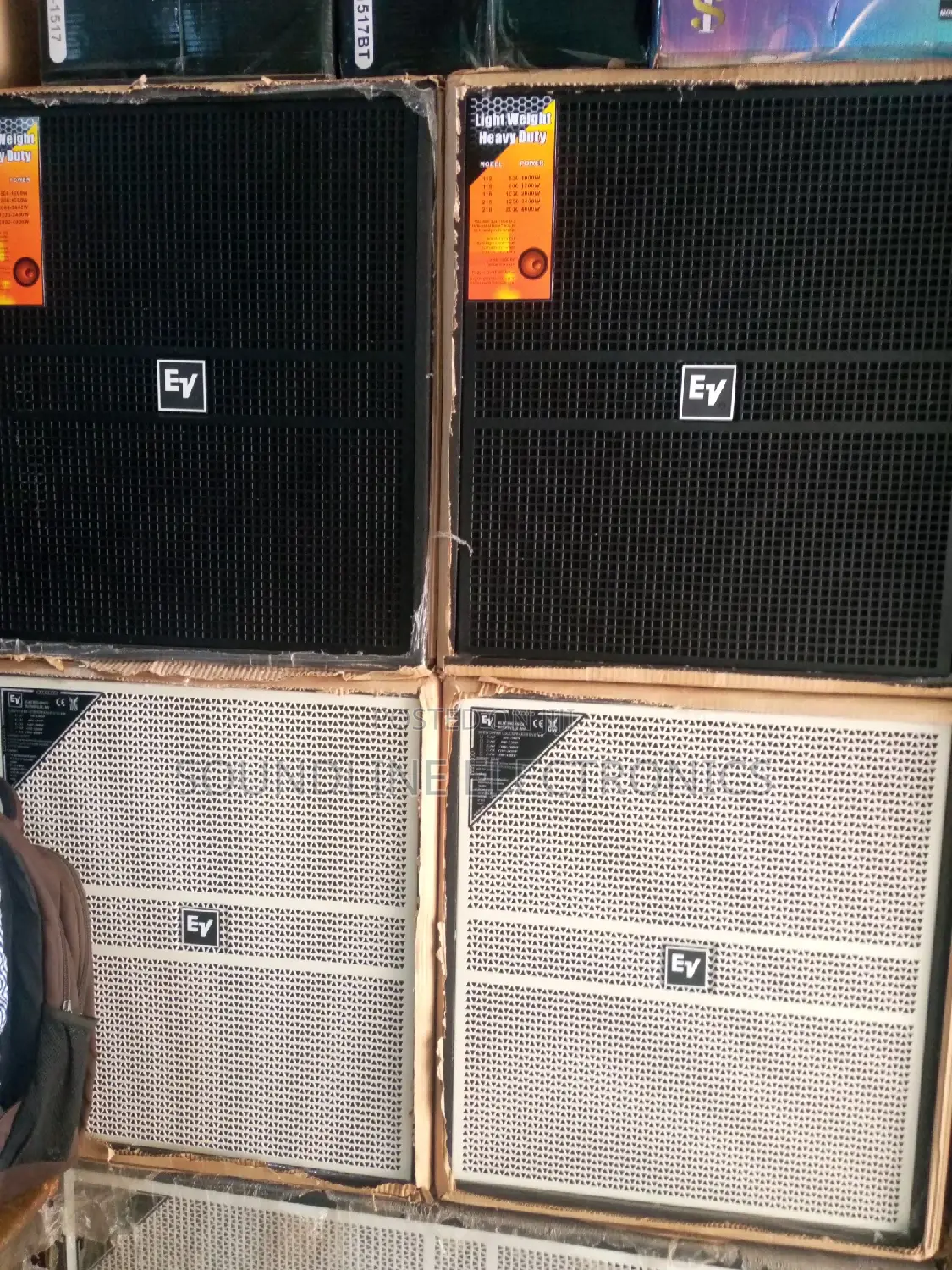 Ev Single Bass Speakers
