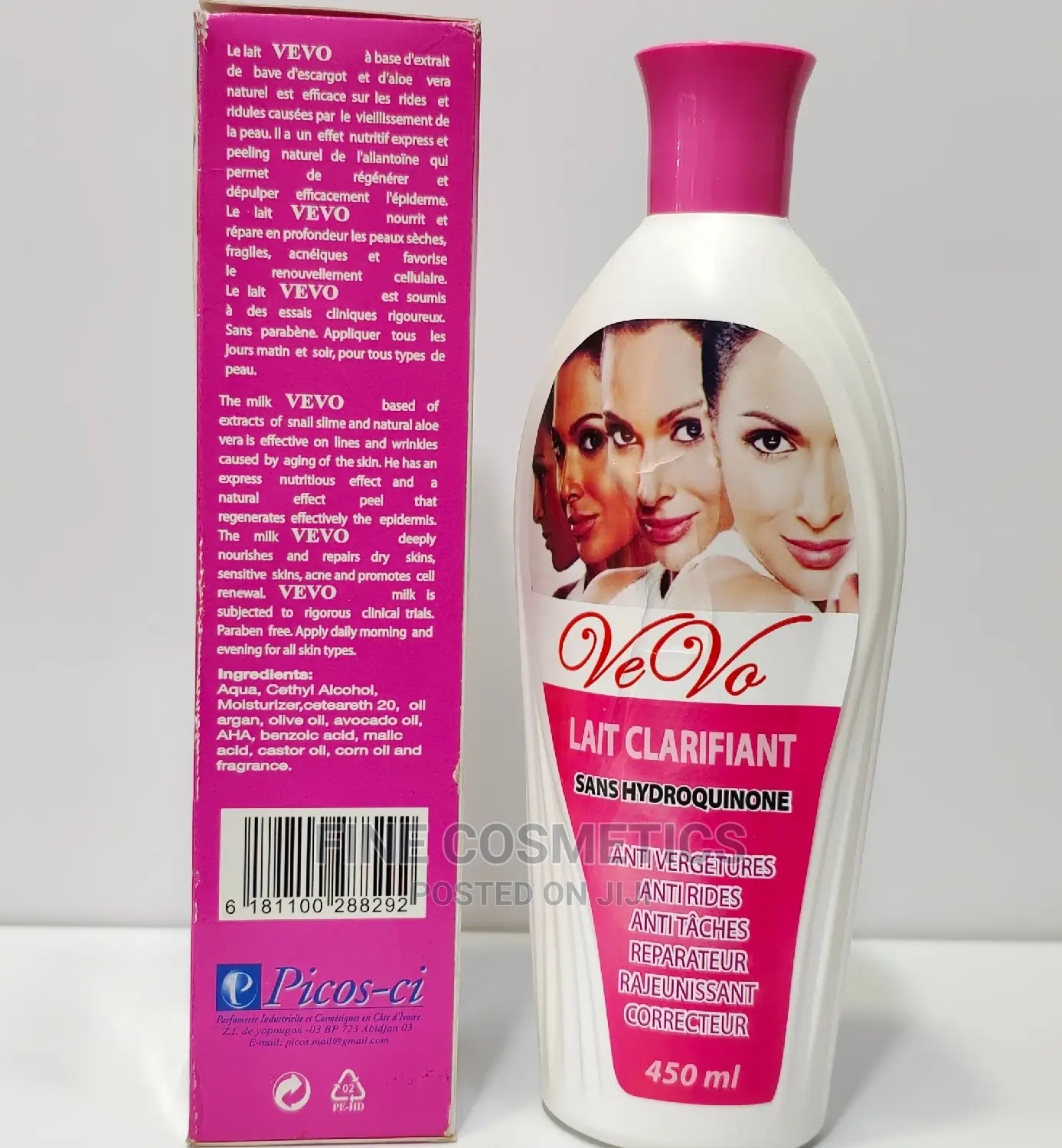 Vevo Clarifying Body Milk Lotion in Central Division Skincare, Fine