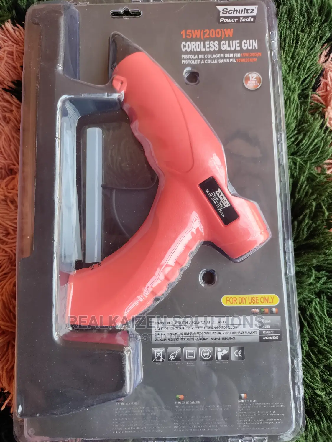 SCHULTZ Cordless Glue Gun 15W (200W) in Central Division Electrical