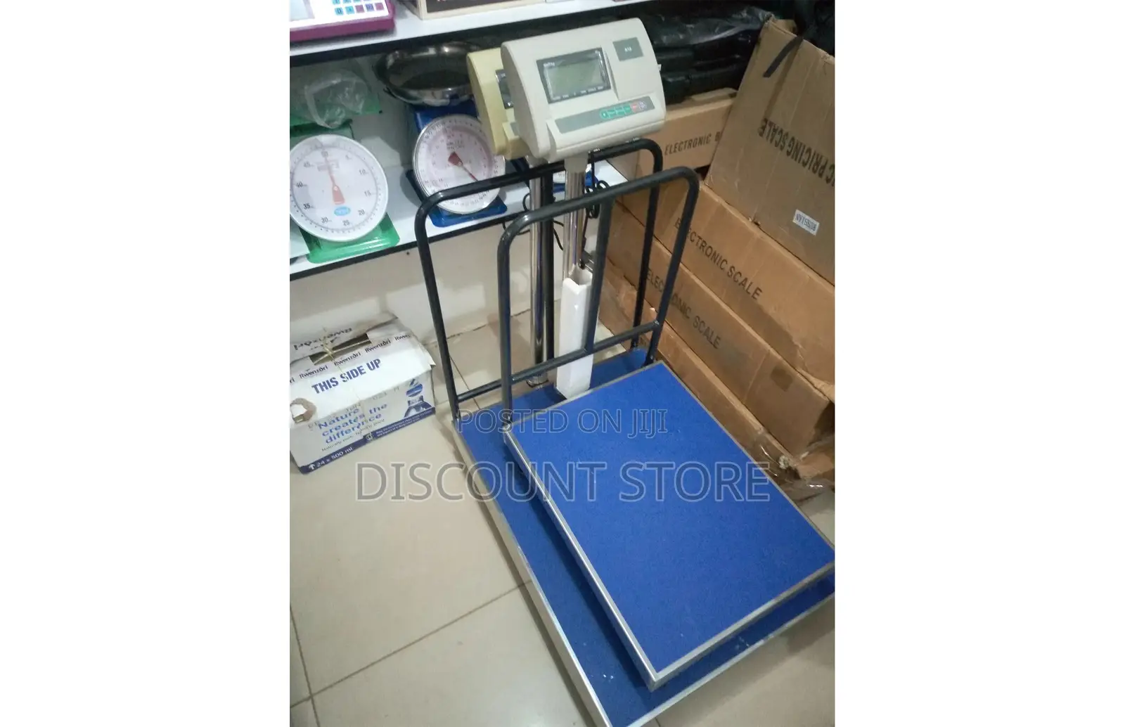 Strong Framed Platform Stainless Weighing Equipment.