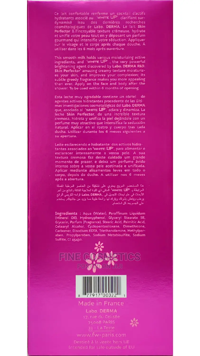 ORIGINAL Fair and White So White Skin Perfector Body Lotion