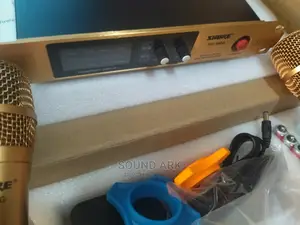 Shure Gold Wireless Microphone