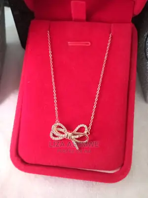 Unique Rose Gold Simpled Necklace Available With the Box