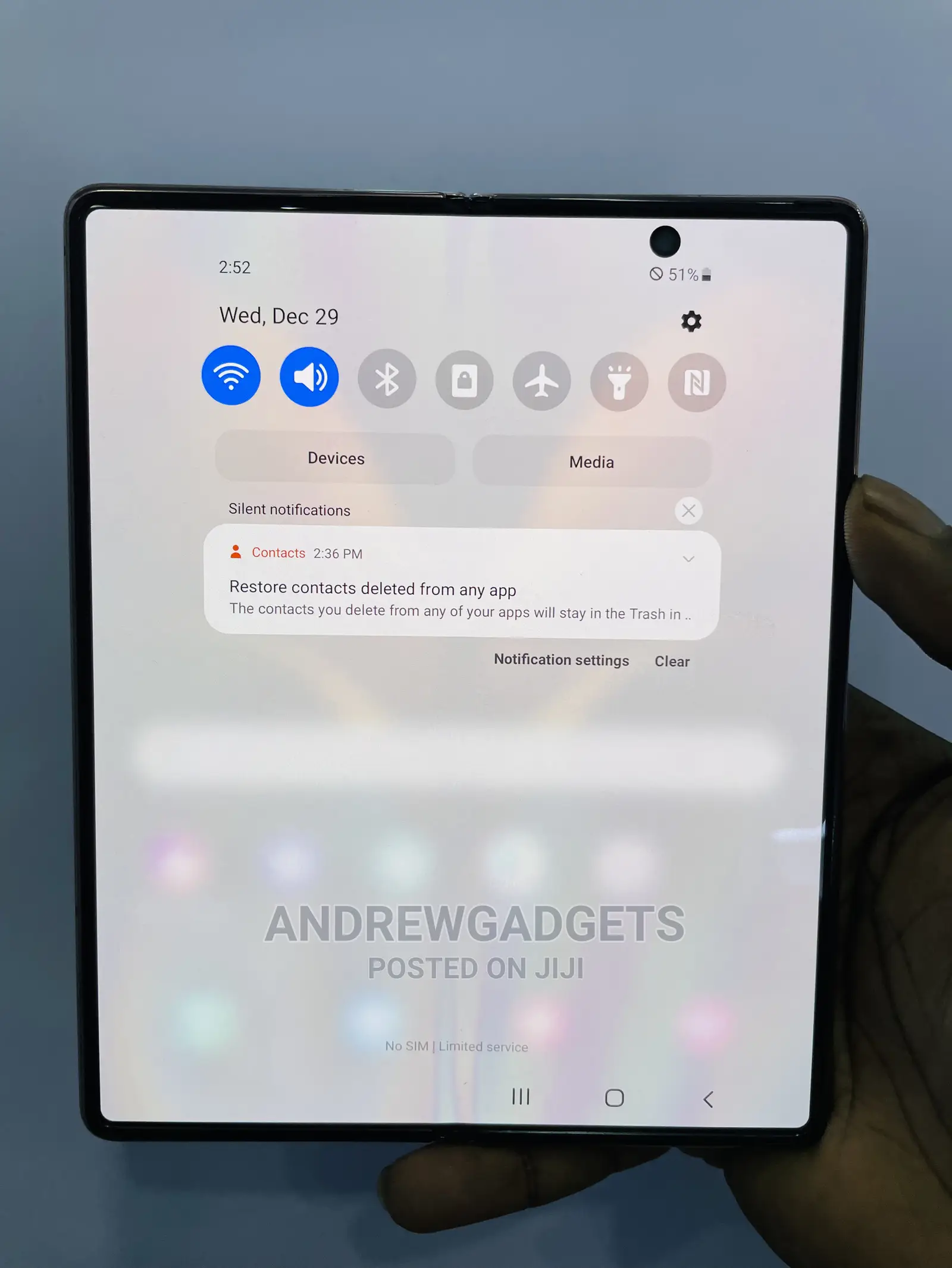 Samsung Galaxy Z Fold 2 256 GB Gold
