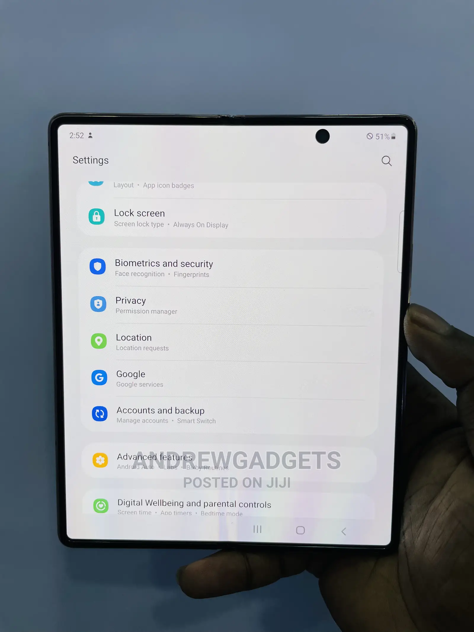 Samsung Galaxy Z Fold 2 256 GB Gold