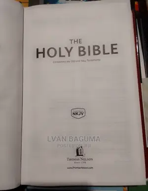 Holy Bible NKJV Thomas Nelson - Hard Cover, Red Letters