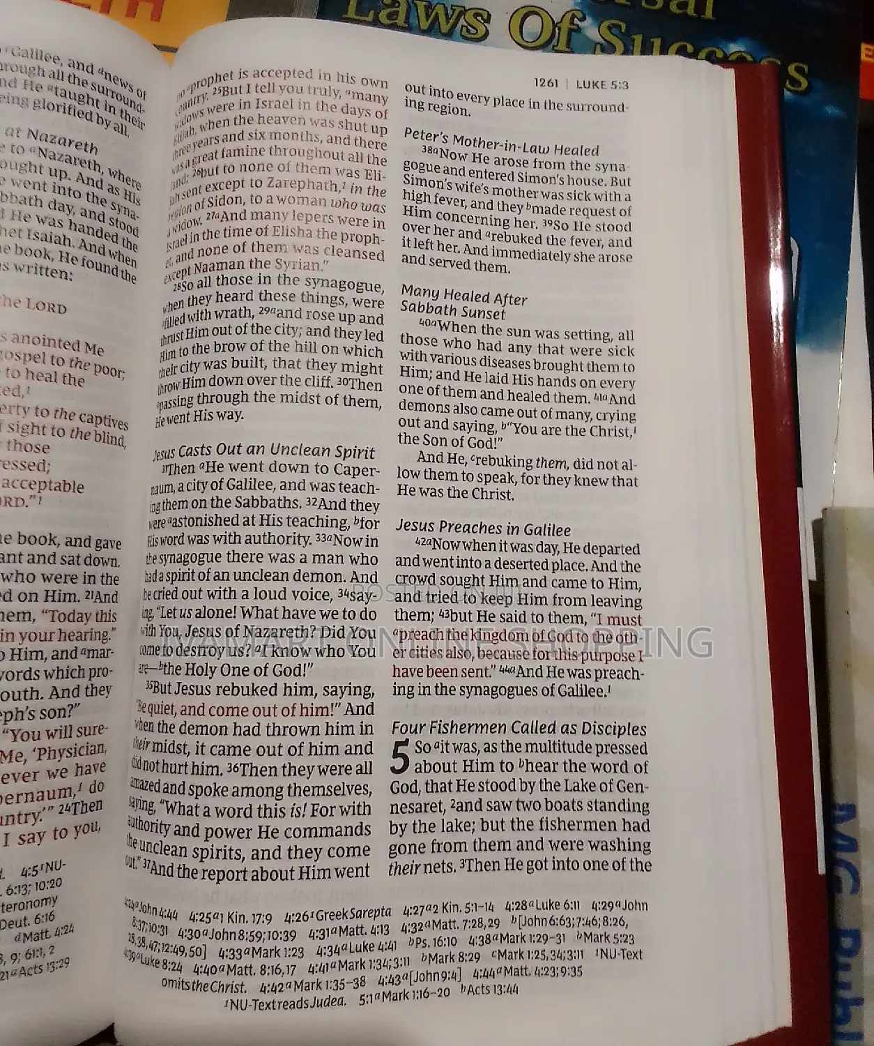 Holy Bible NKJV Thomas Nelson - Hard Cover, Red Letters