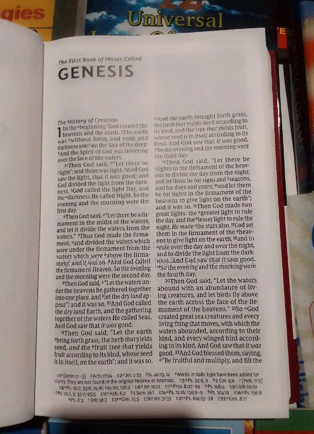 Holy Bible NKJV Thomas Nelson - Hard Cover, Red Letters