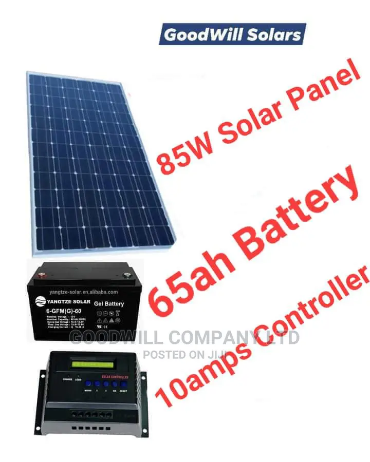 85W Solar System Half Kit Panel, Battery Controller