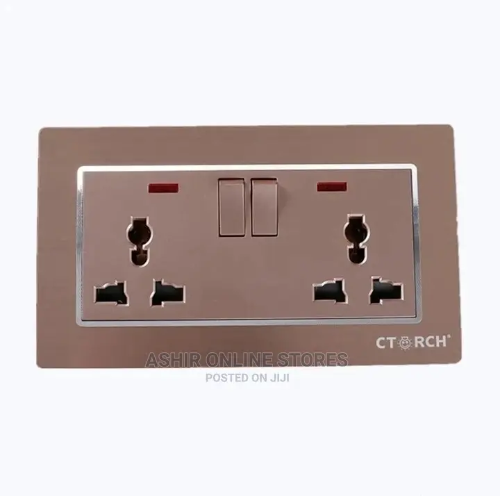 Goldish Multi Double Socket