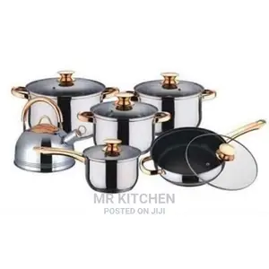 0kaisa Villa Non Stick Cookware Set Stainless Cooking Pot