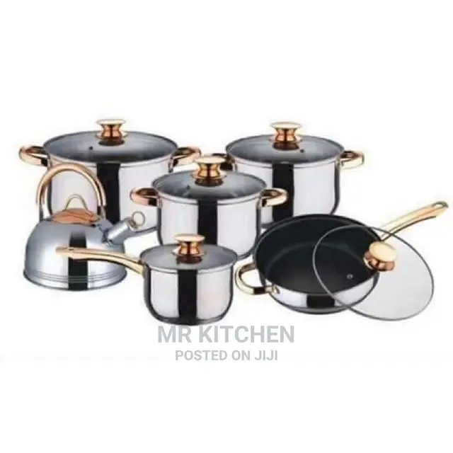 0kaisa Villa Non Stick Cookware Set Stainless Cooking Pot