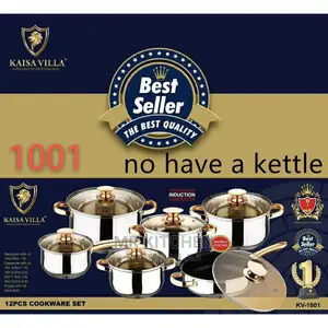 0kaisa Villa Non Stick Cookware Set Stainless Cooking Pot