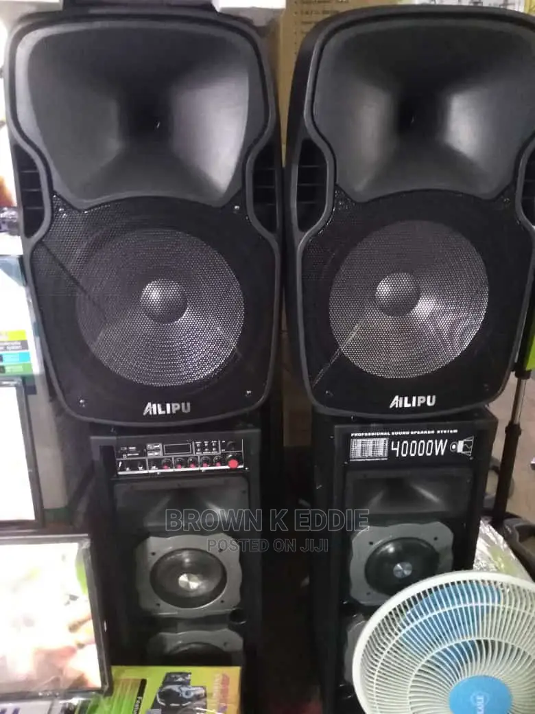 Public Double Amplified Speakers