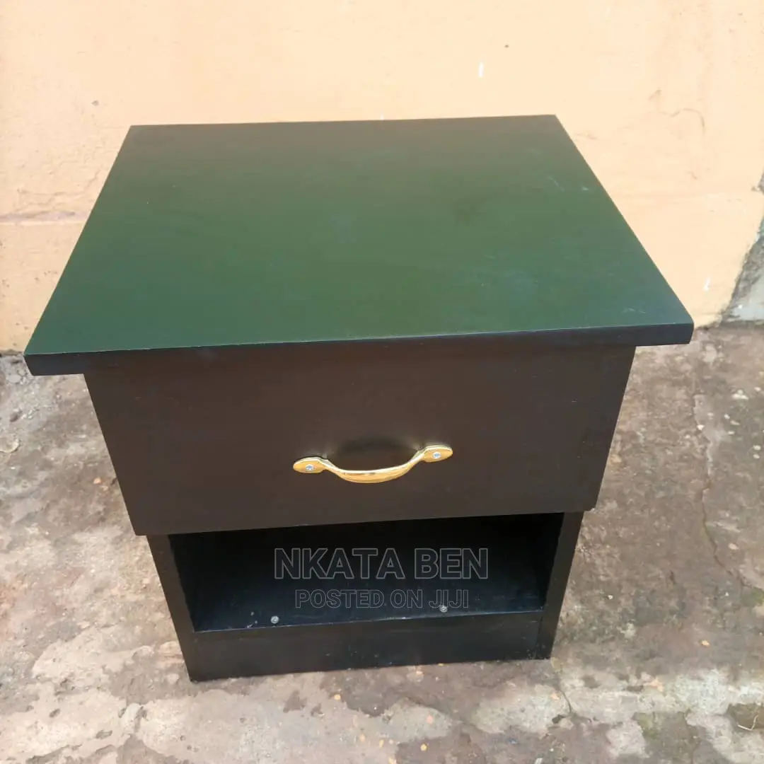 Black Bed Side Drawer