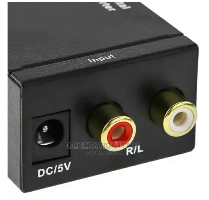 Analogue to Digital Audio Converter- Banana to Optical