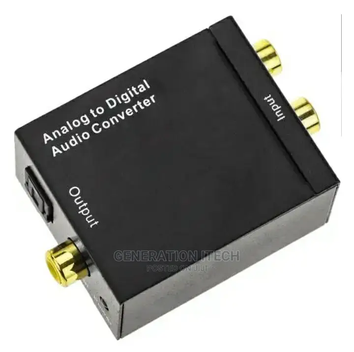 Analogue to Digital Audio Converter- Banana to Optical