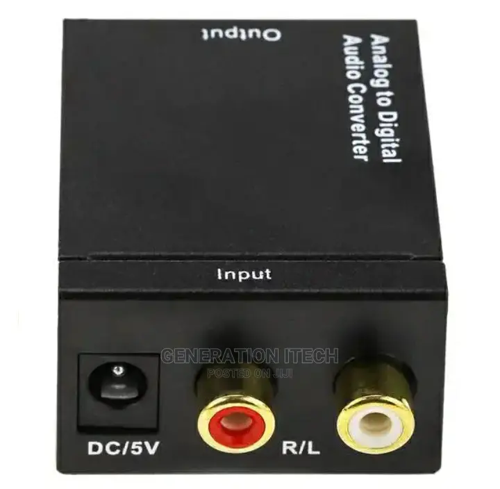 Analogue to Digital Audio Converter- Banana to Optical