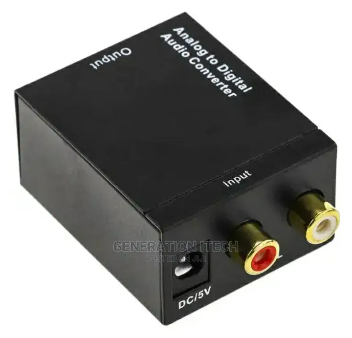 Analogue to Digital Audio Converter- Banana to Optical
