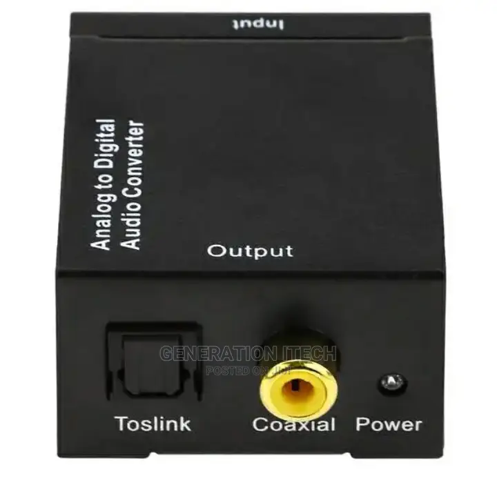 Analogue to Digital Audio Converter- Banana to Optical