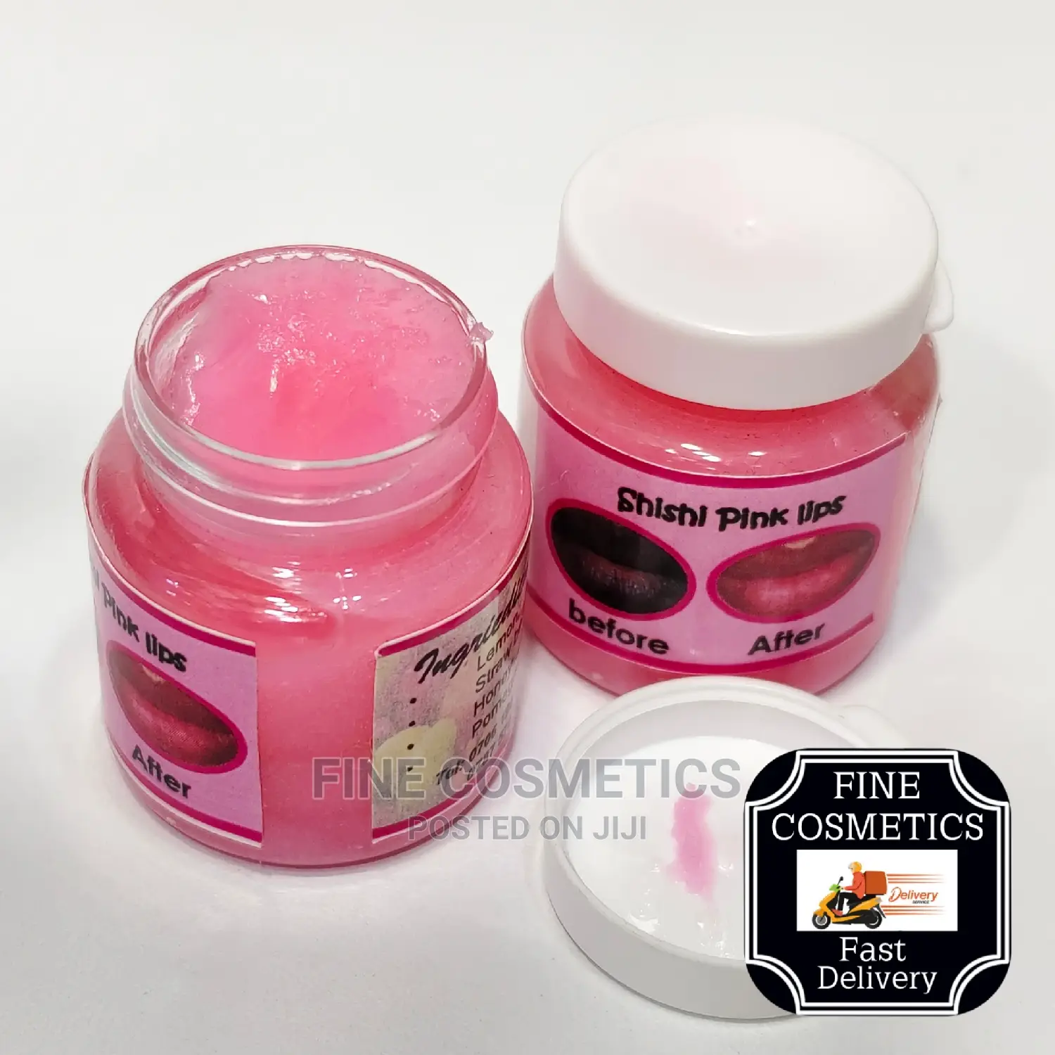 Unisex Pink Lips Lipbalm Therapy Whitening Lipbalm by Shishi