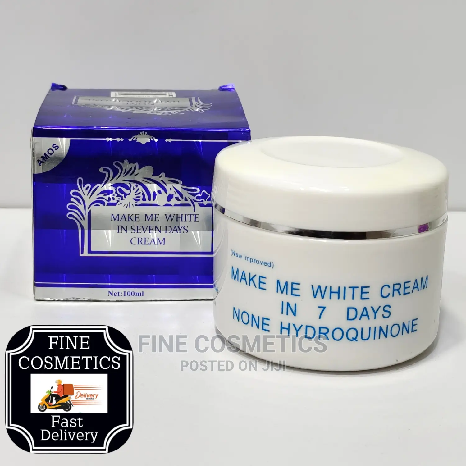 Amos MAKE ME WHITE 7days None Hydroquinone Fade Milk Cream