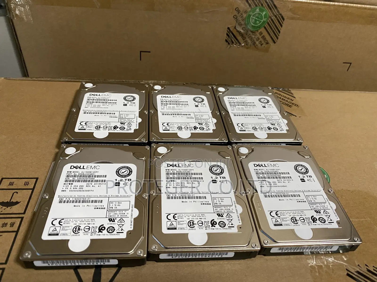 1.2TB Dell EMC 2.5 Inch Server SAS Drives