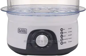 BLACK+DECKER 3-Tiers 10 Liter Timer Food Steamer 775W