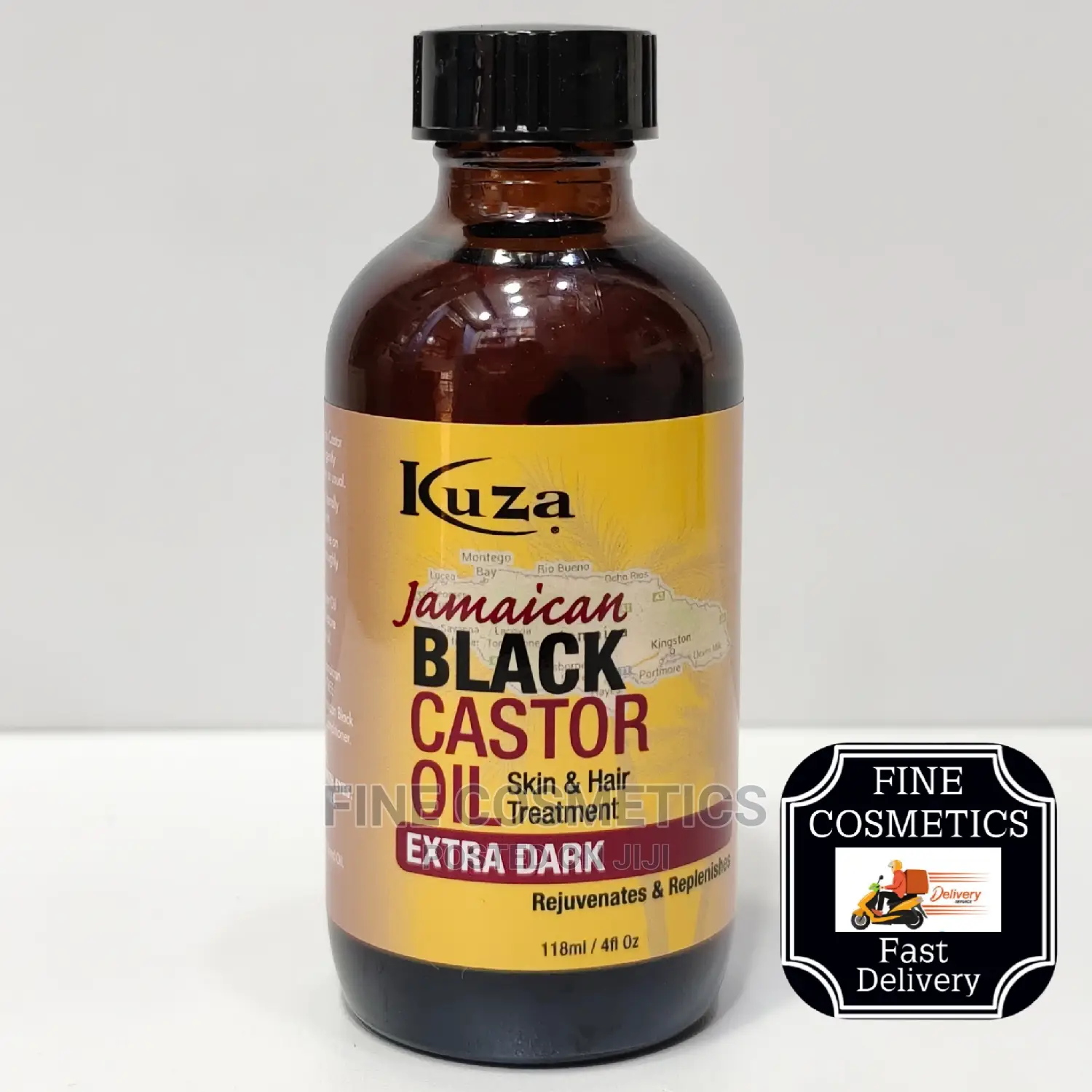 Kuza EXTRA DARK Jamaican Black Castor Oil for Hair Skin