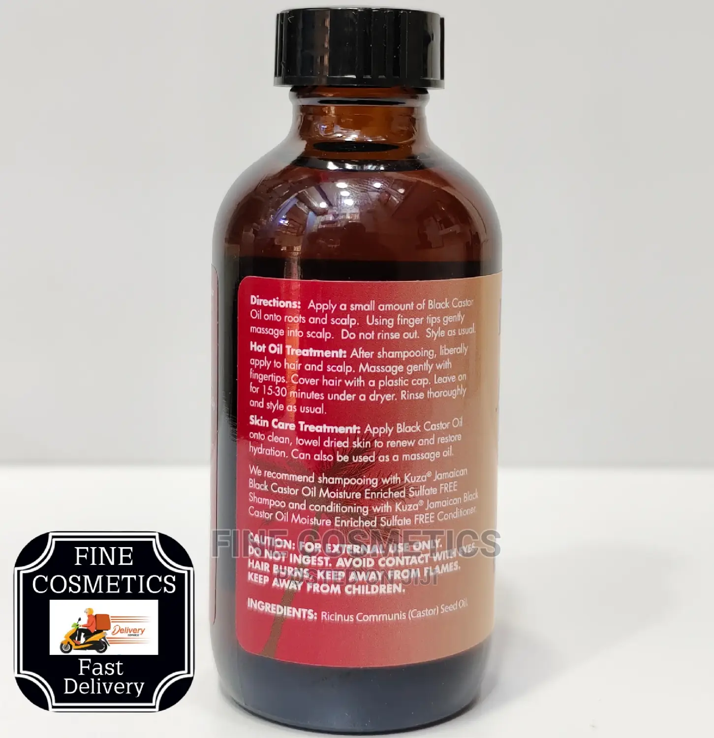 Kuza EXTRA DARK Jamaican Black Castor Oil for Hair Skin