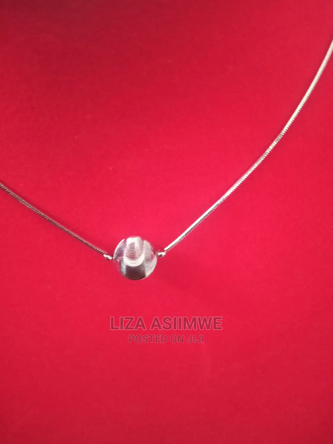 Simple Silver Lady Necklaces Available