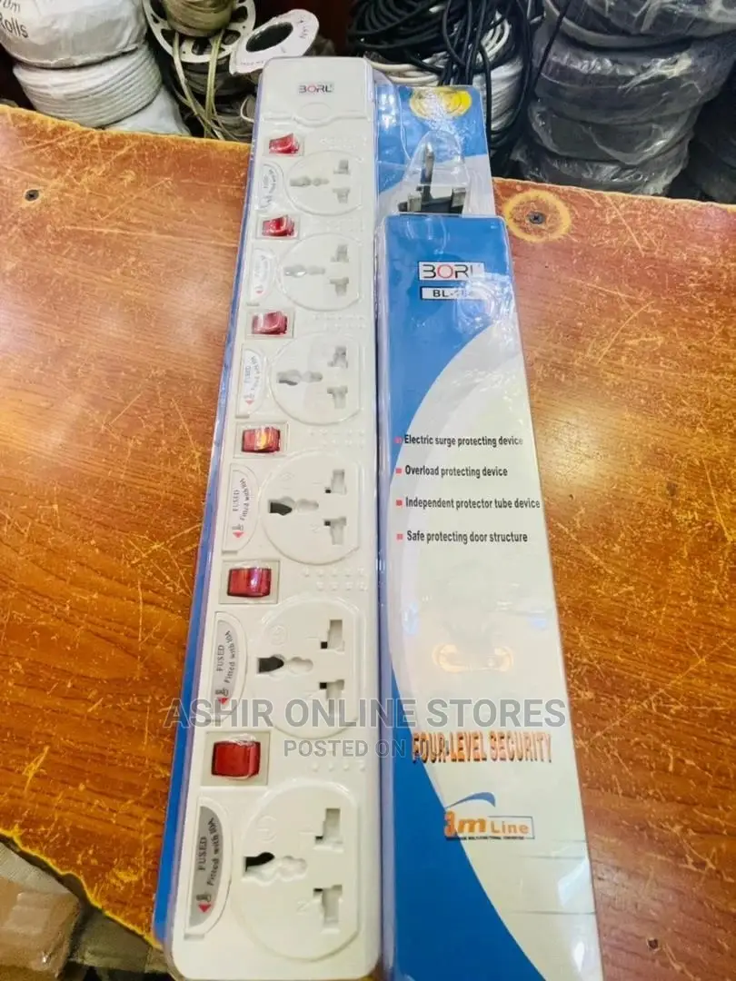 Borl 6way Power Extension Socket