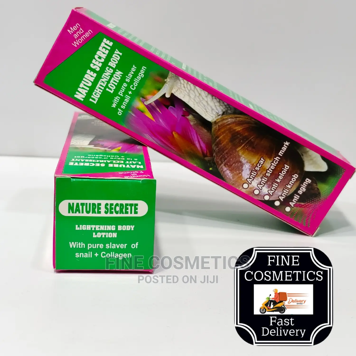 Nature Secret Lightening Body Lotion With Snail Oil+Collagen