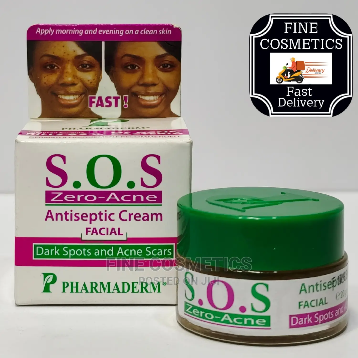 Pharmaderm Pimple Fighting Set of Cream, Cleanser, Soap+SOS