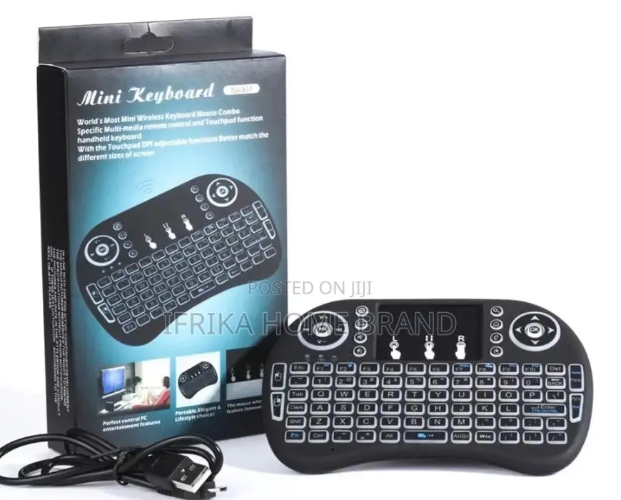Mini 18 Backlit Wireless Touchpad Keyboard And Mouse