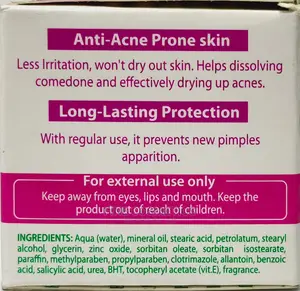 Pharmaderm S.O.S Zero Acne Antiseptic Facial Cream