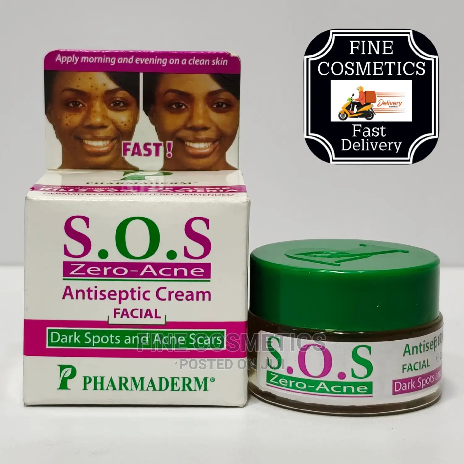 Pharmaderm S.O.S Zero Acne Antiseptic Facial Cream