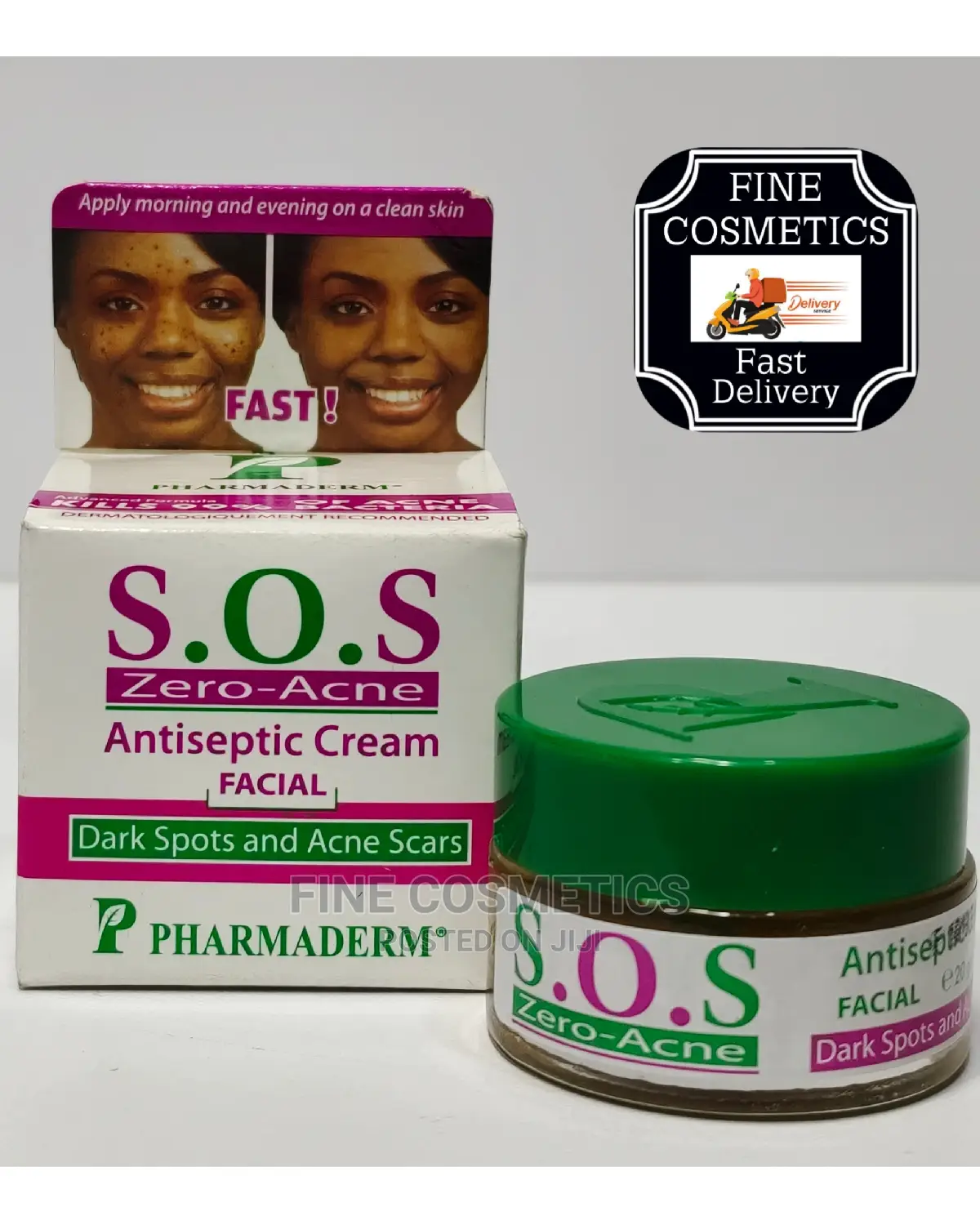 Pharmaderm S.O.S Zero Acne Antiseptic Facial Cream