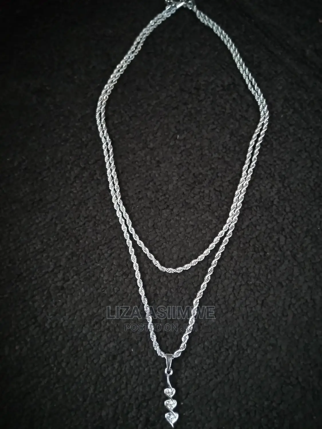 Men's Simple and Unique Double Chain/Necklace Available