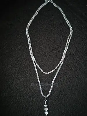 Men's Simple and Unique Double Chain/Necklace Available
