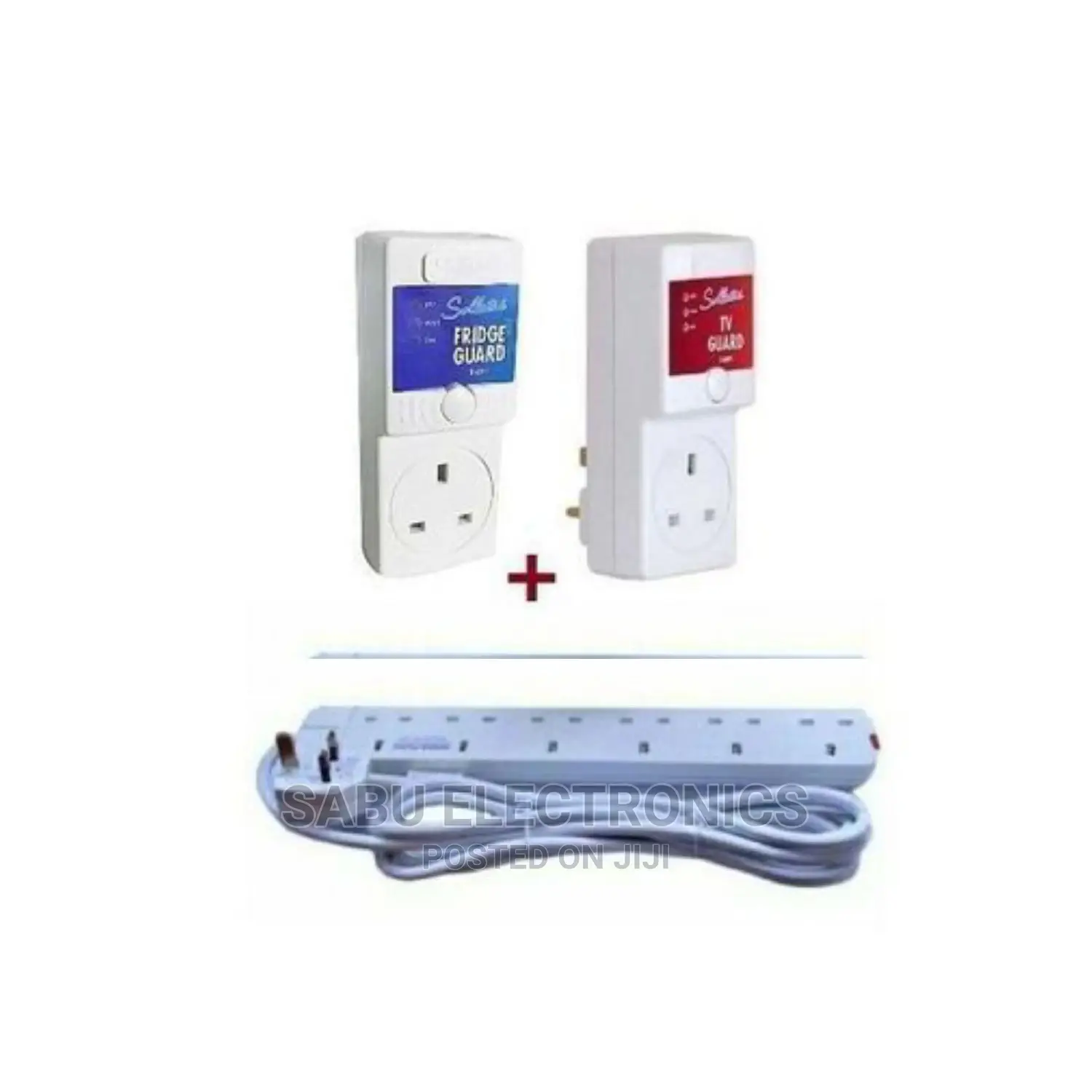 Pack Of Tv Guard+Fridge Guard +6way Extension Cable
