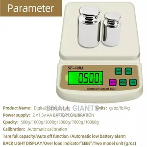 Electronic Compact Kitchen Scale