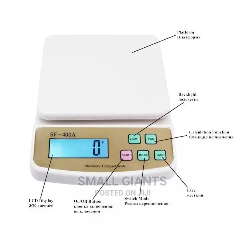 Electronic Compact Kitchen Scale