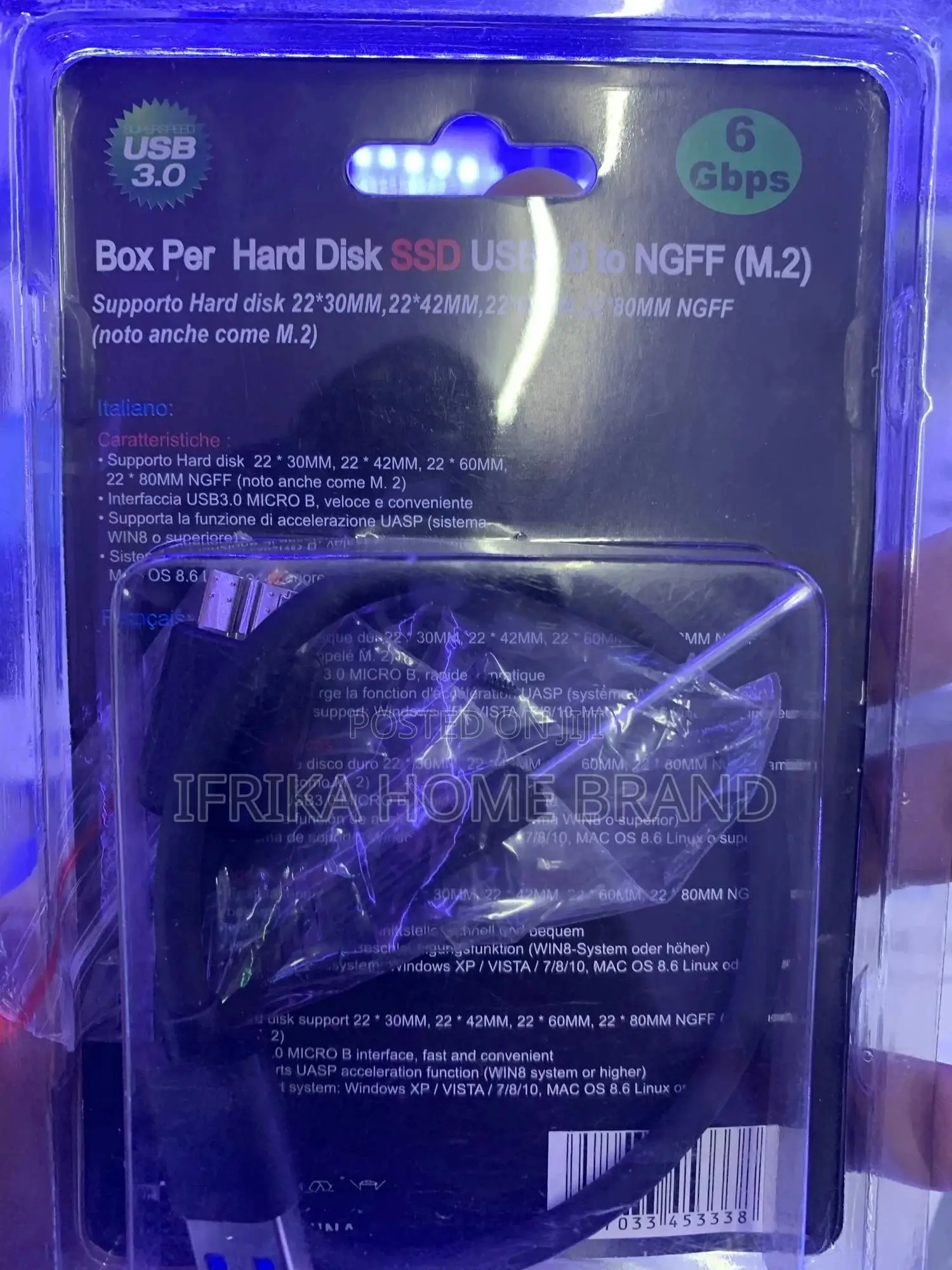 Ssd Adapter M.2 USB 3.0 Ngff M2 Sata Enclosure Casing