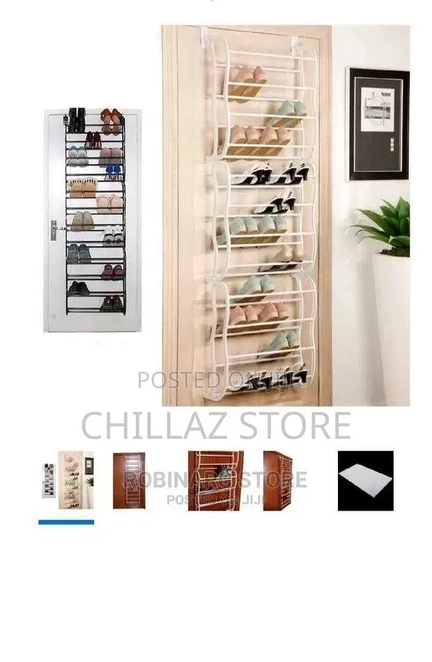 Over the Door or Wall Shoe Rack