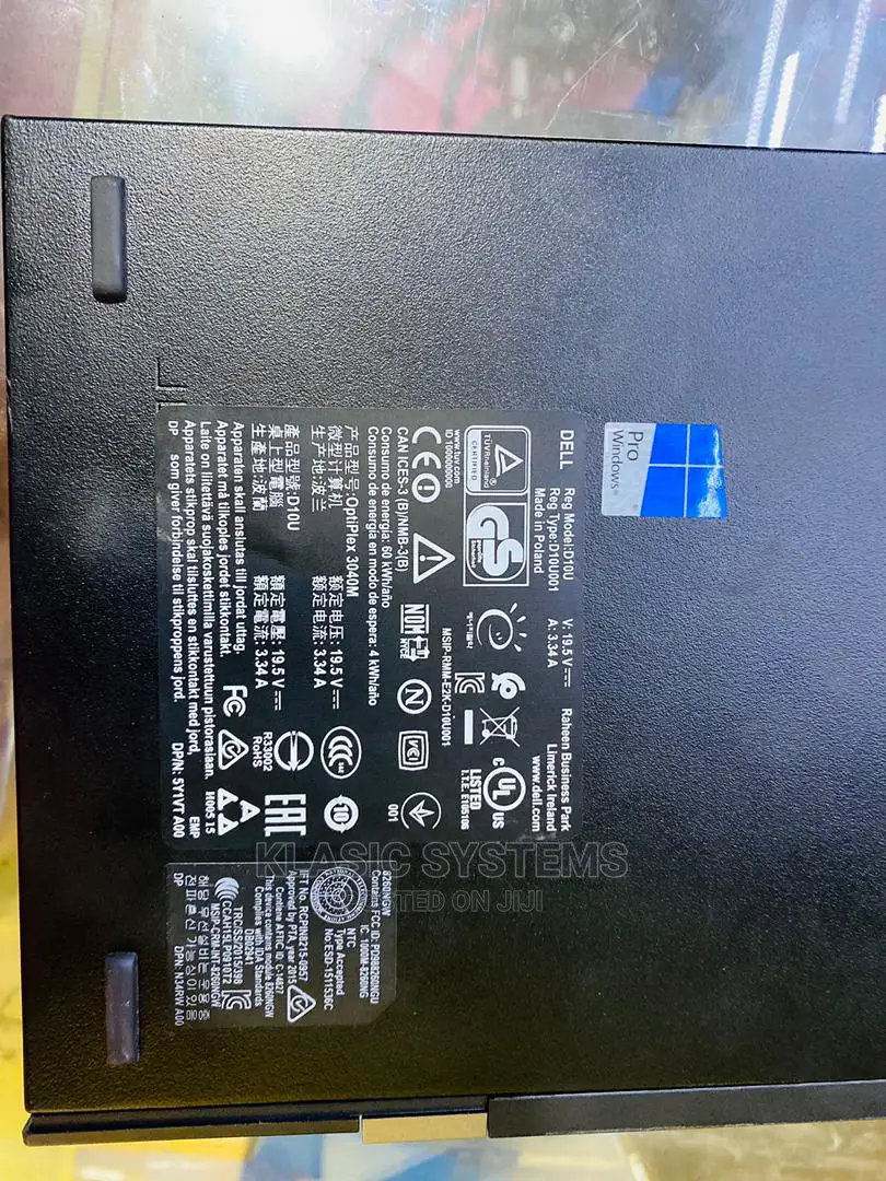 Desktop Computer Dell OptiPlex 3050 4GB Intel Core I3 500GB