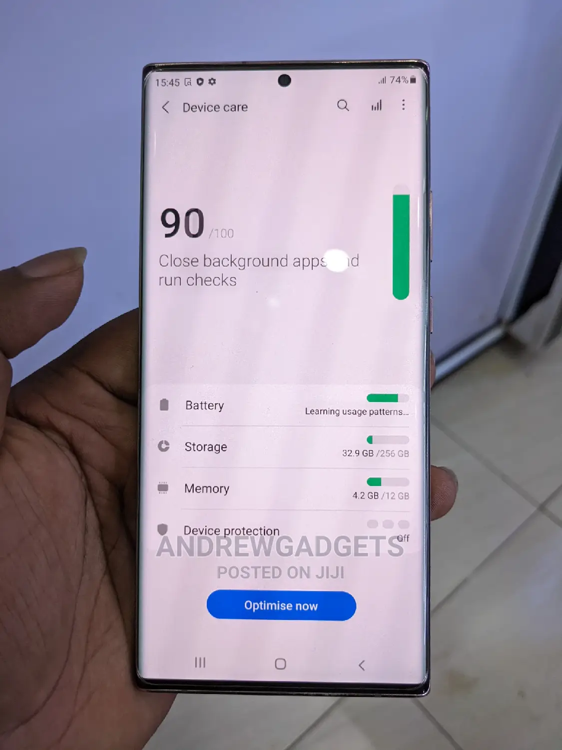 Samsung Galaxy Note 20 Ultra 256 GB Gold
