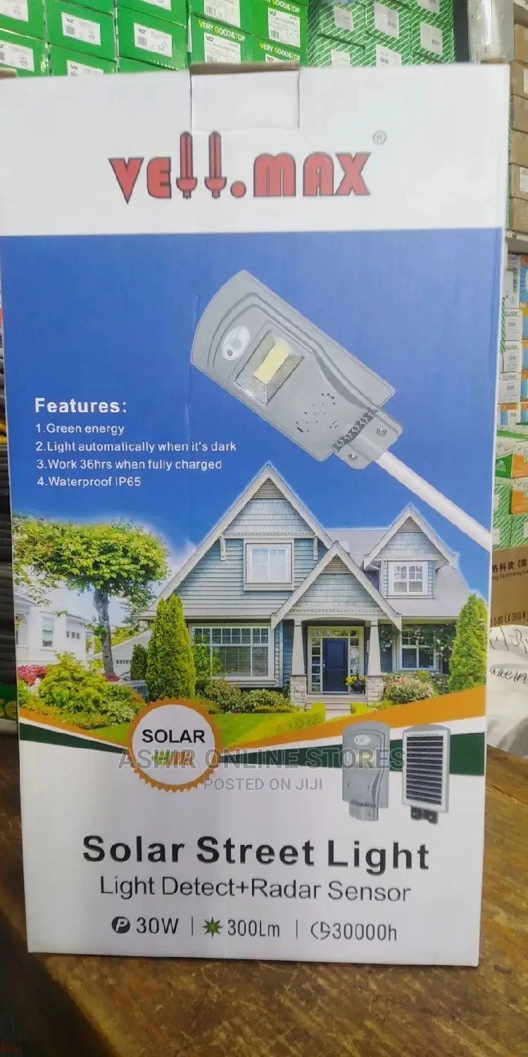 Solar Street/Compound Light For 30watts